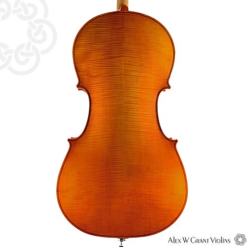 Malcolm Collins cello, Upper Hutt NZ, 2012, Instrument No. 25-2431