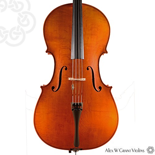 Malcolm Collins cello, Upper Hutt NZ, 2012, Instrument No. 25-2434