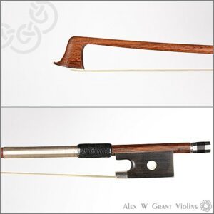 C. N. Bazin violin bow, Mirecourt, France c.1890-0