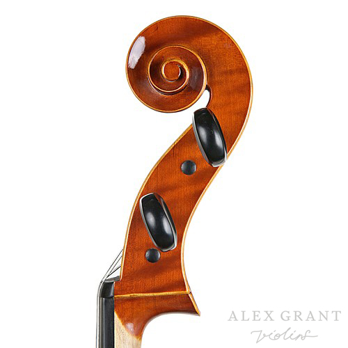 KG100 1/2 Cello Scroll-Side View