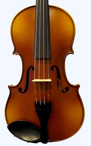 Image of Raggetti RV2 Violin showing the front of the instrument