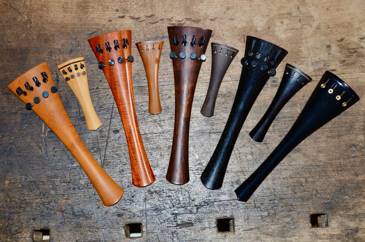 Fine Tailpieces for Violin, Viola and cello in various woods