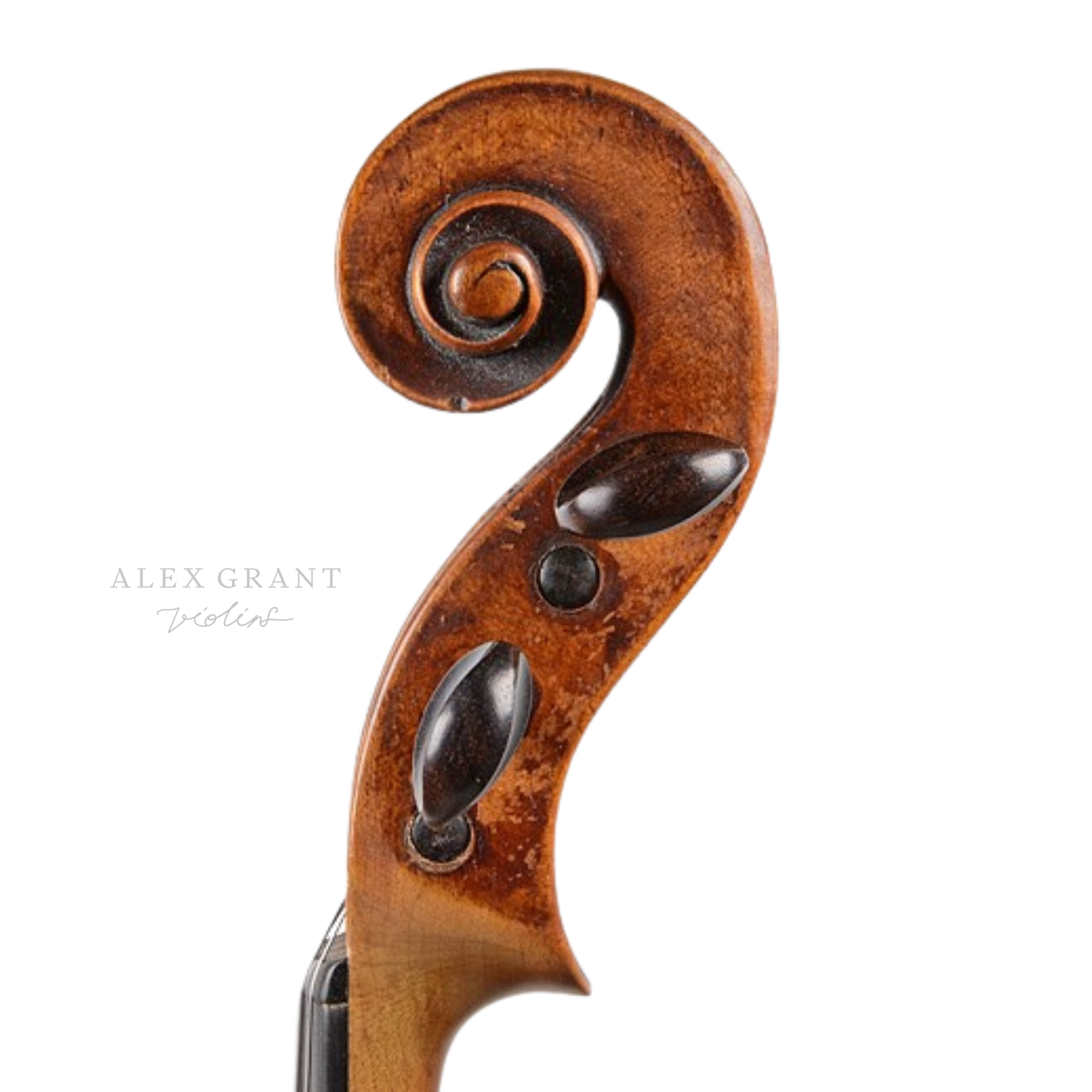 Viola attributed to Joseph Klotz - scroll view