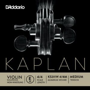 D'Addario Kaplan Non-Whistling Violin E String 4/4