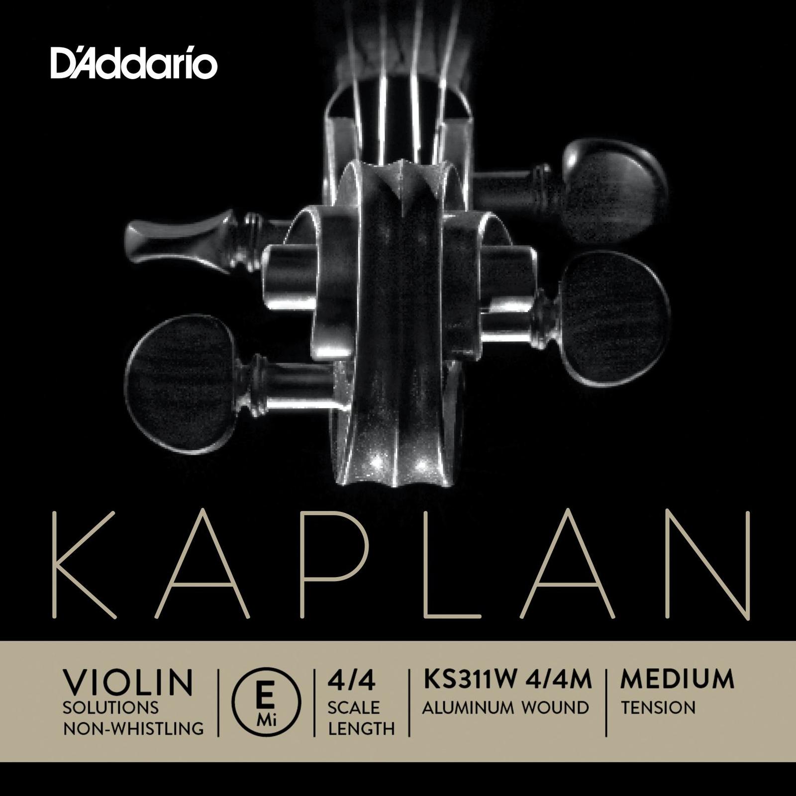 D'Addario Kaplan Non-Whistling Violin E String 4/4