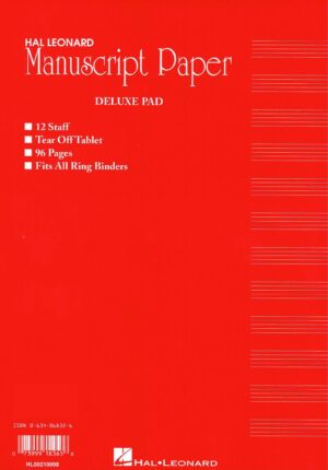 Front cover image of Deluxe Manuscript Pad 96 Pages