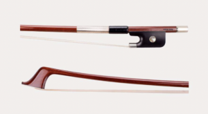 Image of a L'Archet Brasil Half Mounted Pernambuco Cello Bow