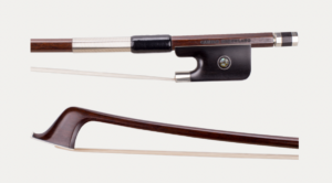 Image of Fully mounted Nickel Pernambuco cello Bow