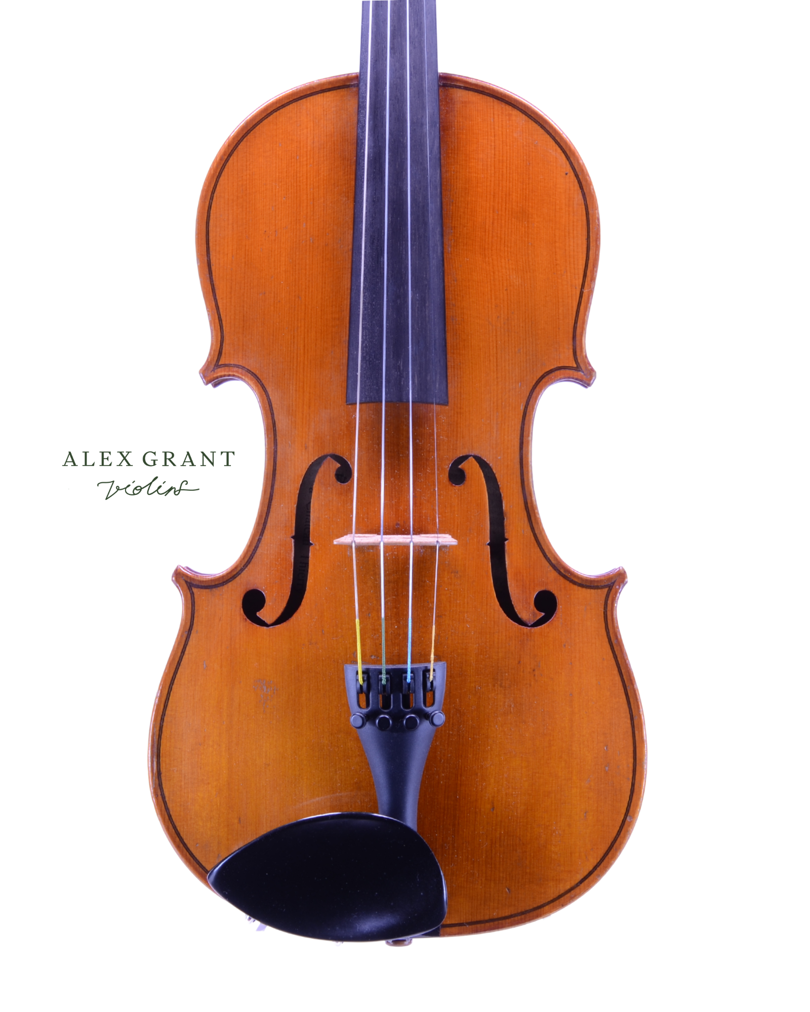 French Violin Labelled 'Francois Barzoni a Chateau Thierry' c.1910 - Image 3