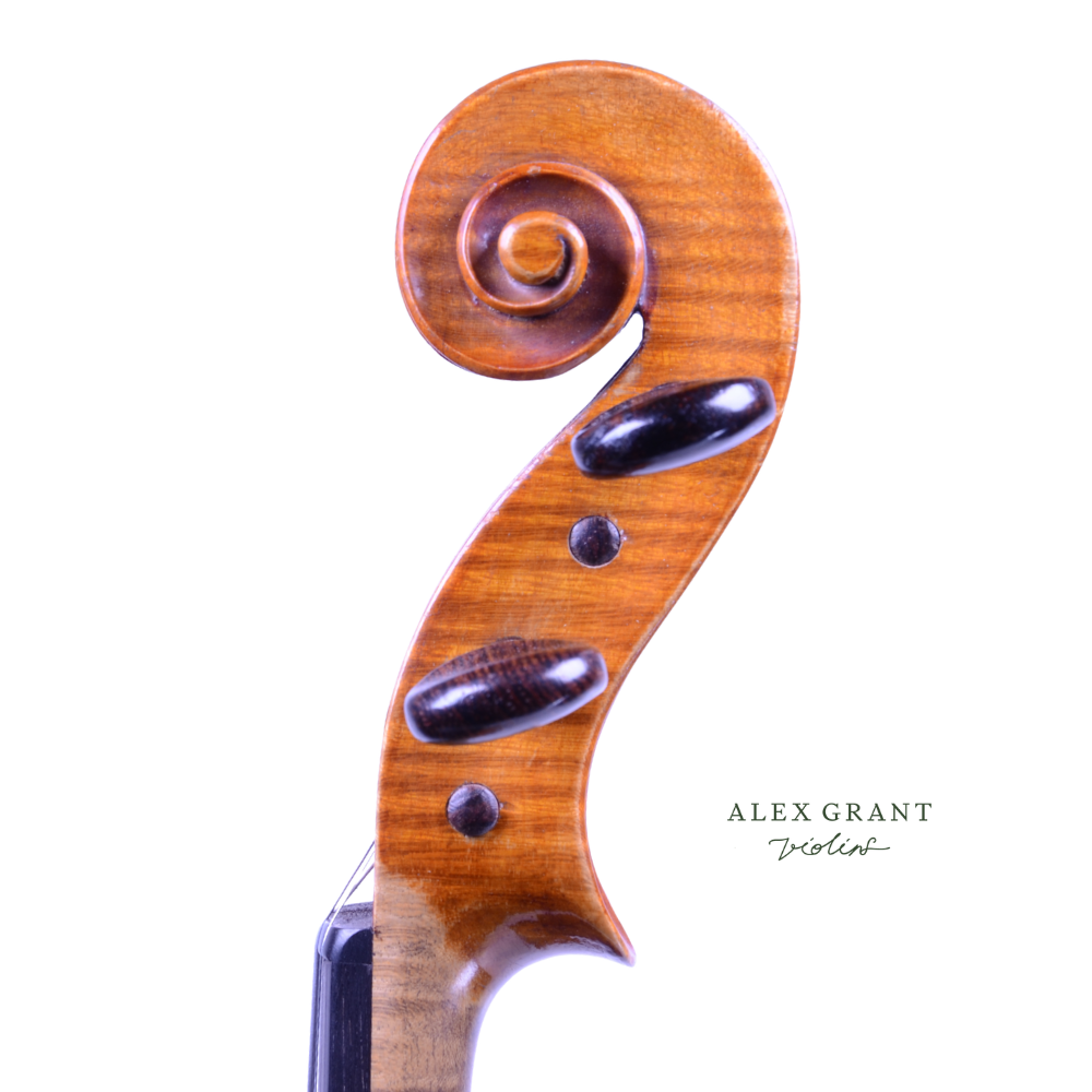 French Violin Labelled 'Francois Barzoni a Chateau Thierry' c.1910 - Image 2